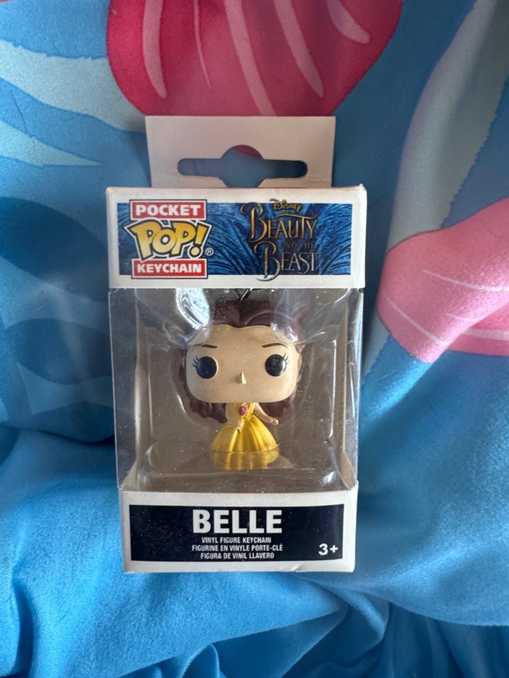 Funko Pocket Pop! Keychain Belle in Yellow Dress
